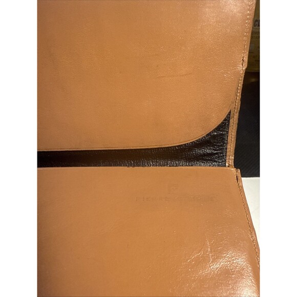 Pierre Cardin Long Checkbook Bifold Leather Wallet Tan Fair/Good Used Condition - Picture 8 of 14
